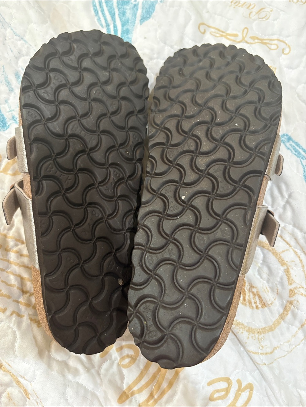 Birkenstock Women's Bronze Metallic Double-Strap Sandals - Picture 6 of 6